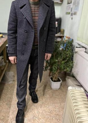 Модне чоловіче пальто 20224 фото