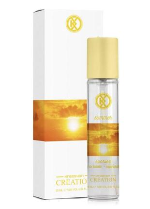 Женская туалетная вода kreasyon creation summer sunrise, 25 мл