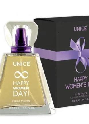 Женская туалетная вода unice happy women day purple