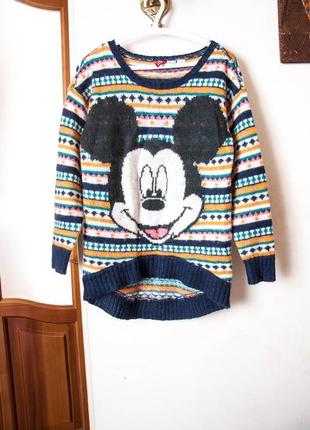 Крутой свитер с диснеевским модным принтом h&m