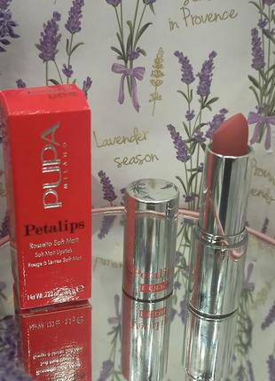 Помада для губ pupa petalips soft matte lipstick 004 cherry blossom 3.5 м3 фото