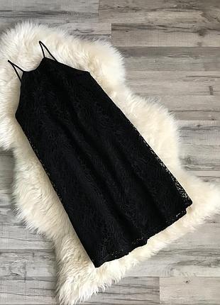 Крутое кружевное платье в бельевом стиле от zara