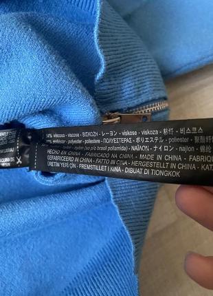 Синий свитер zara 7