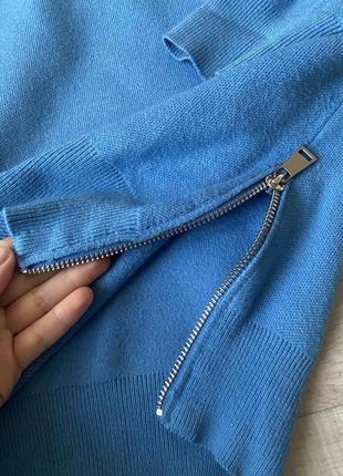 Синий свитер zara 5