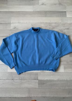 Синий свитер zara2 фото
