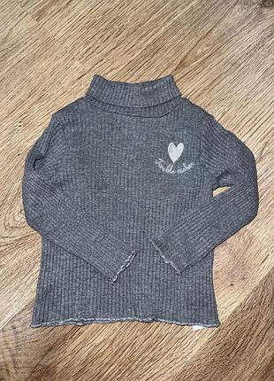 Серая водолазка minoti