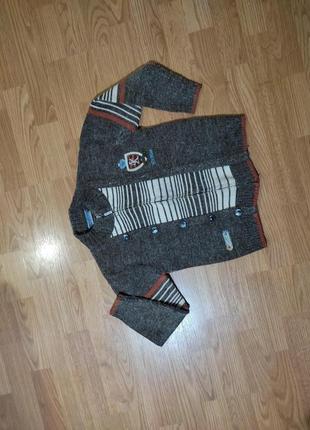 Кофта свитер на молнии жакет 4-6 лет6 фото