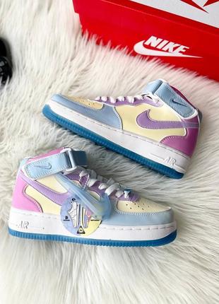 Nike air force 1 high color changing кроссовки белые меняющие цвет на солнце найк форс круті білі кросівки які міняють колір на сонці