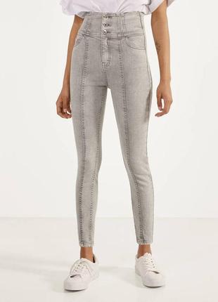 Джинсы джеггинсы брюки женские оригинал бершка bershka