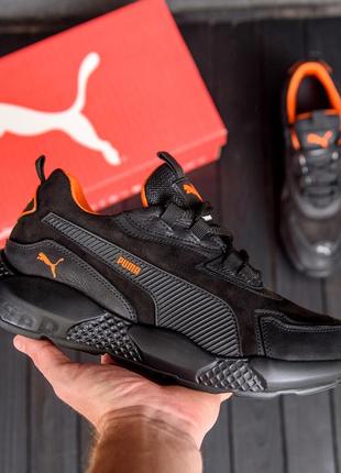 Чоловічі шкіряні кросівки puma st runner. пума
