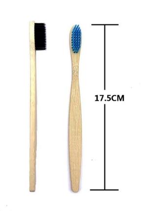 Экологичные зубная щётка эко бамбуковые многоразовые деревянная для взрослых мягкая зубная щетка для домашнего путешествия8 фото