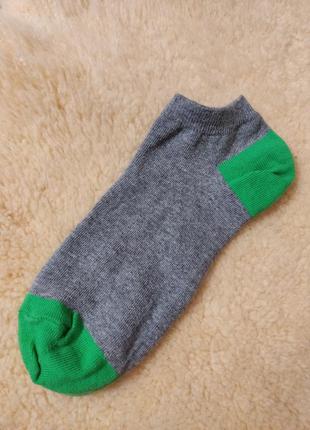 🔥 красивые короткие серые носки 🔥