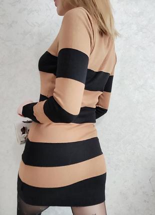 Шикарна базова сукня в смужку від h&m6 фото