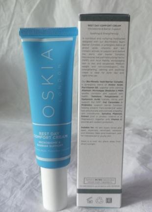 Oskia rest day comfort cream зволожуючий денний крем для обличчя з пробіотиками і керамідами, 55 мл4 фото