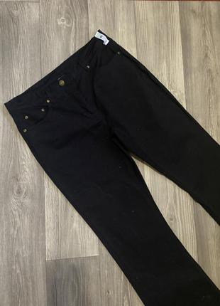 Базовые чёрные джинсы клёш3 фото
