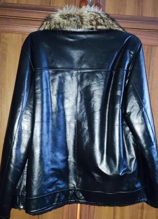 Кожана курточка 3