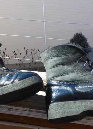 Ботинки зимние замшевые женские kandahar черевики зимні замшеві жіночі швейцария р.36,5🇨🇭3 фото
