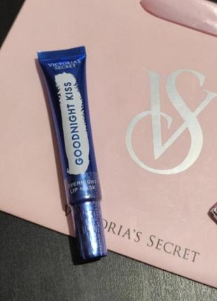 Зволожуюча маска для губ kiss goodnight overnight lip mask victorias secret вікторія сікрет вікторія сікрет оригінал3 фото