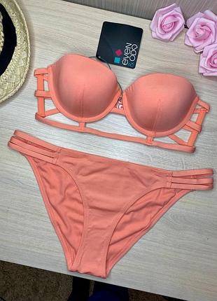 Купальник раздельный однотонный even&odd