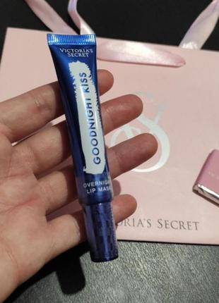 Увлажняющая маска для губ goodnight kiss overnight lip mask victorias secret виктория сикрет вікторія сікрет оригінал5 фото