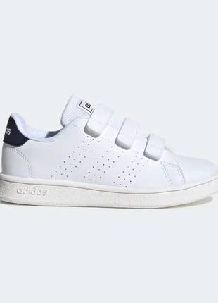 Дитячі кросівки adidas advantage білі, розмір 32