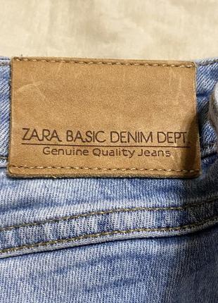 Синие скину джинсы zara2 фото