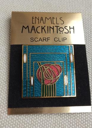 Англия клуазоне брошь клип mackintosh enamels9 фото