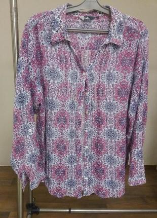 Женская рубашка батал