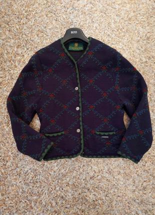 Кофта свитер кардиган жакет шерсть, премиум качество, этно2 фото