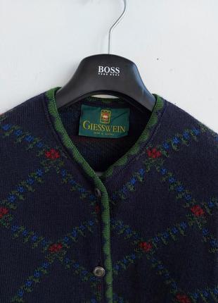 Кофта свитер кардиган жакет шерсть, премиум качество, этно3 фото