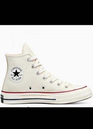 Кеди converse chuck 70 classic high top white 162056c