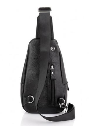 Кожаный черный слинг через плечо tiding bag a25f-5058a4 фото