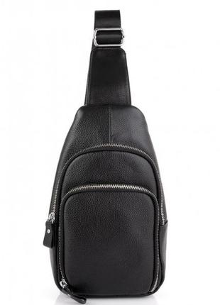 Кожаный черный слинг через плечо tiding bag a25f-5058a3 фото