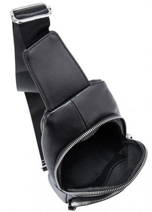 Кожаный черный слинг через плечо tiding bag a25f-5058a5 фото