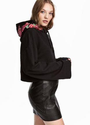 Кропп худі h&m укорочений світшот