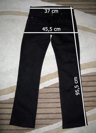 Черные плотные джинсы (турция). размер xs-s2 фото
