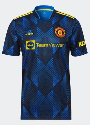 Футбольна ігрова футболка (джерсі) adidas manchester united (s-xl)