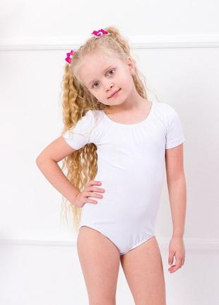 Спортивний купальник для дівчинки з коротким рукавом, носи своє, 150 грн – 182 грн1 фото