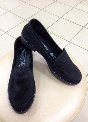 Балетки з хутром р36-40