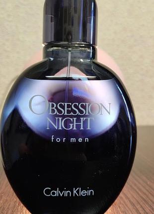 Obsession night calvin klein for men 100 ml, парфумована вода