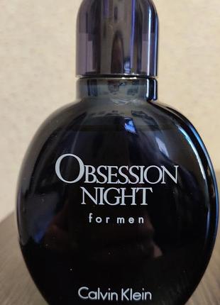 Obsession night calvin klein for men 100 ml, парфумована вода