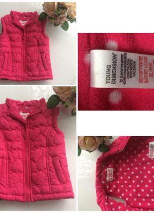 Фірмова жилетка на 12-18 міс