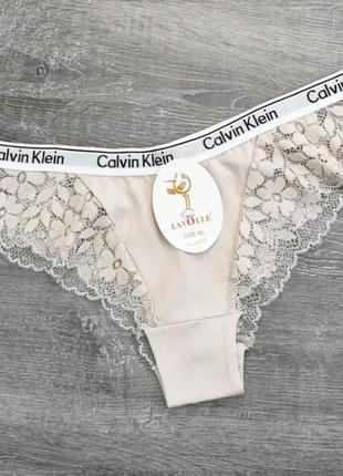 Трусики ск  с кружевом - новинка 2024