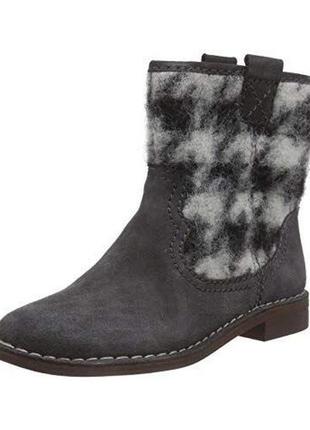 Р.  37.5,40  clarks женские замшевые ботинки  оригинал