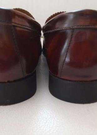Туфли мужские кожаные лоферы zara man loafers8 фото