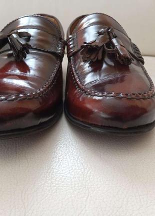 Туфли мужские кожаные лоферы zara man loafers9 фото