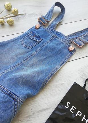 Модный джинсовый комбинезон размер xs2 фото