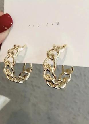 Золотые сережки
