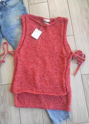 Вязаная жилетка от zara