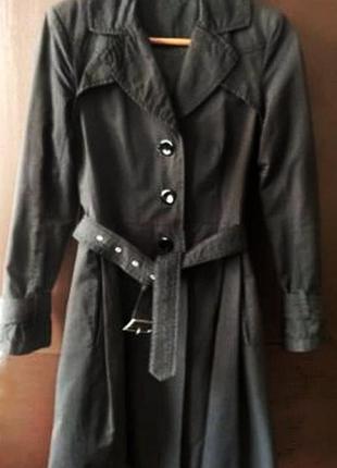 Чорний тренч, плащ р. м